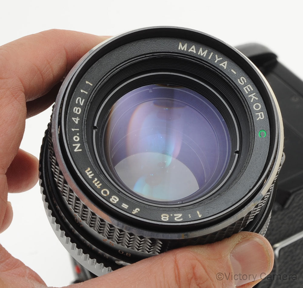 Mamiya m645 1000s 645 Camera w/ Metered Prism & 80mm f2.8 Lens [GOOD] - Victory Camera