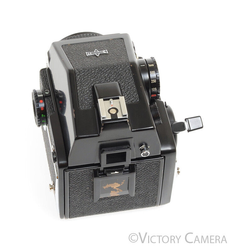 Mamiya m645 1000s 645 Camera w/ Eye Level &amp; 80mm f2.8 C Lens -New Seals-