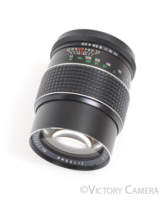 Carenar 135mm f2.8 M42 Screw Mount Telephoto Portrait Lens -Clean w/ Case-