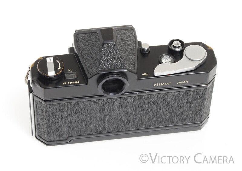 Nikon Nikkormat FT-N FTN Black 35mm Film Camera Body -Meter Slightly O