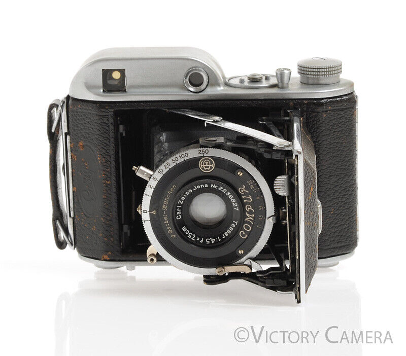 Ensign 220 Auto-Range Medium Format 6x6 645 120 Folding Camera w/ 75mm f4.5 Lens