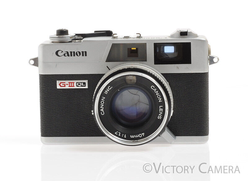 Canonet QL17 QL-17 GIII Rangefinder Camera -Clean, New Seals-