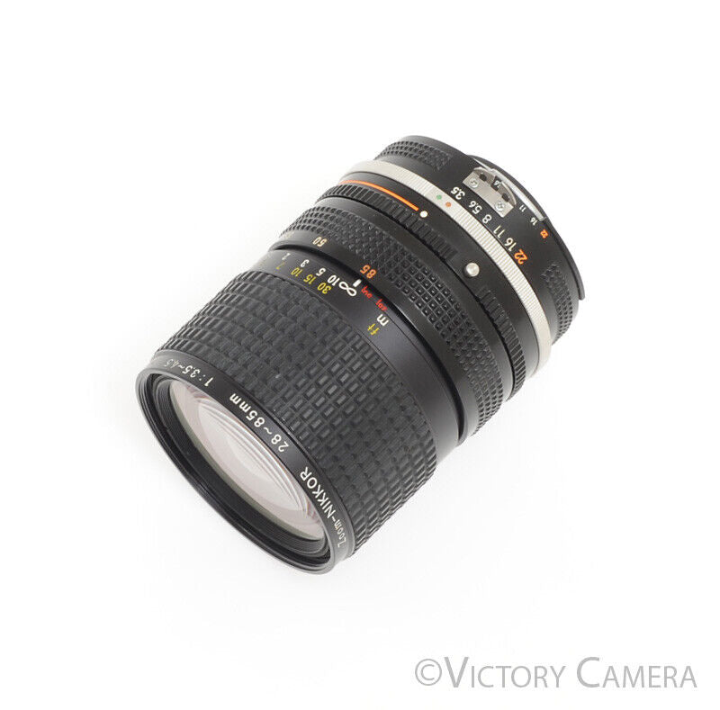 Nikon Nikkor 28-85mm f3.5-4.5 AI-S Manual Focus Zoom Lens - Victory Camera