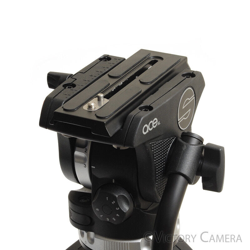 Sachtler Flowtech 75 Aktiv Carbon Fiber Tripod w/ Ace XL Fluid Head -Nice- [EXC] - Victory Camera