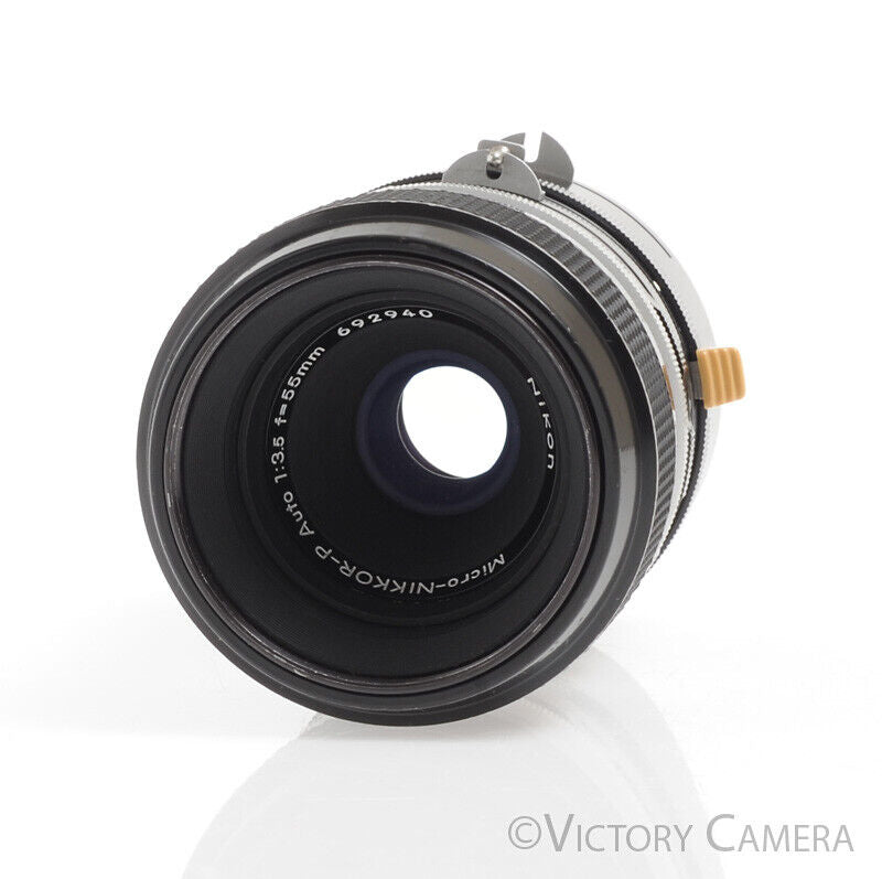 Nikon Nikkor-P Auto 55mm f3.5 Non-AI Macro Lens w/ PK-3 Extension Tube -Clean-