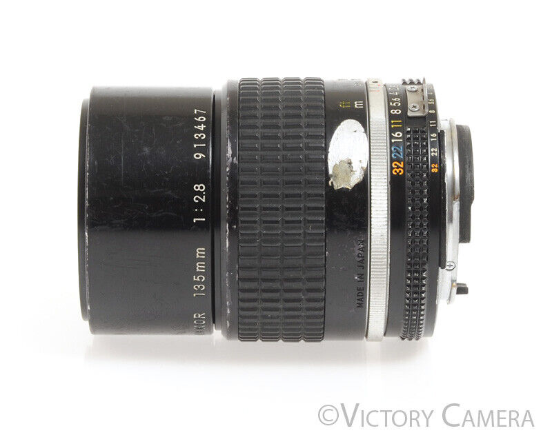Nikon Nikkor 135mm f2.8 AI-s Manual Focus Telephoto Prime Lens [EXC-] - Victory Camera