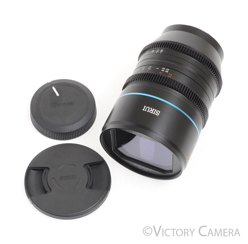 Sirui 50mm T2.9 Anamorphic Full Frame 1.6x Prime Lens for Canon RF -Very Clean- - Victory Camera