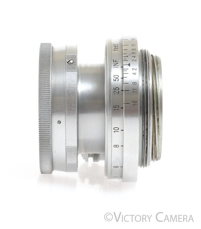 Nikon Nikkor H.C 5cm 50mm f2 LTM Rare Collapsible Screw Mount Lens w/ Bubble - Victory Camera