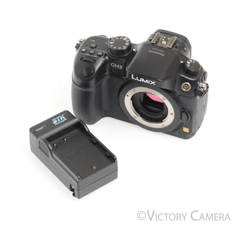Panasonic Lumix DMC-GH3 Black 16.1MP M43 m4/3 Digital Camera Body -Read- - Victory Camera