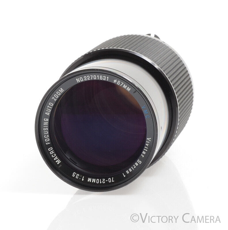 Vivitar Series 1 70-210mm F3.5 Multi Coated Macro Lens for Nikon -Read- - Victory Camera