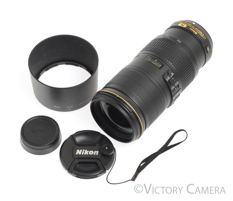 Nikon AF-S Nikkor 70-200mm F4 G ED N Telephoto Zoom Lens -Clean- - Victory Camera