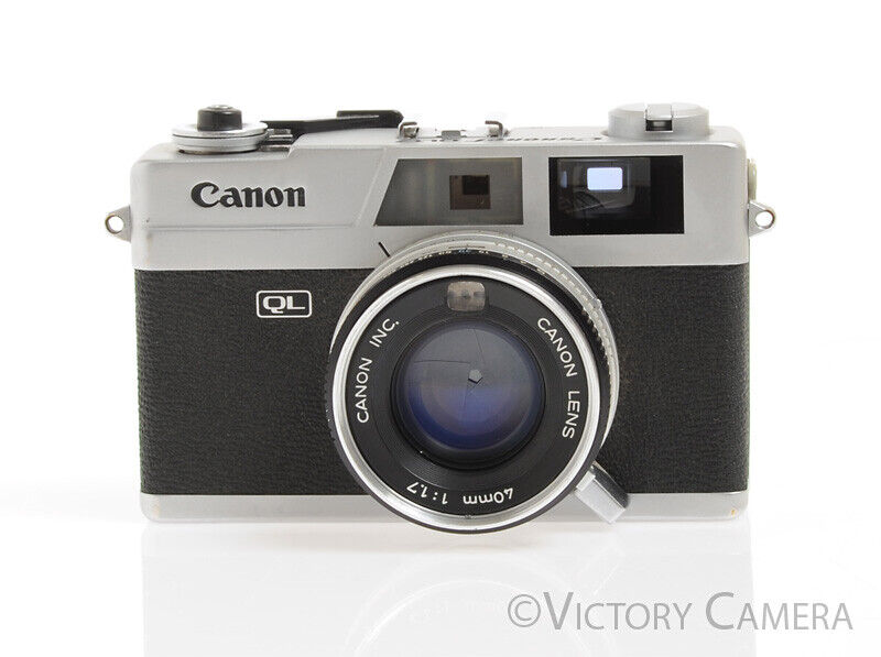 Canon Canonet QL17 QL-17 Rangefinder Camera w/ 40mm f1.7 Lens -Clean, New Seals- - Victory Camera