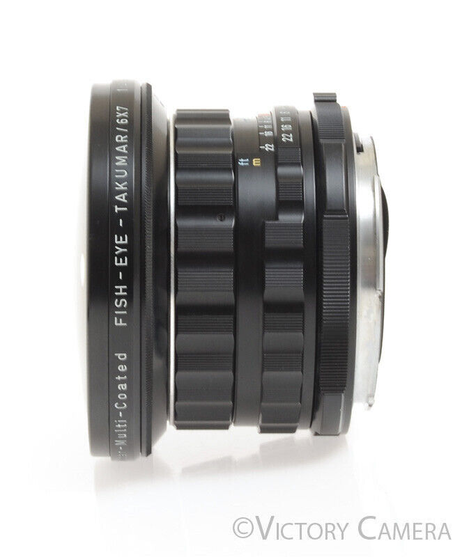 Pentax 67 6x7 Fisheye 35mm f4.5 Prime Lens w/ Built-In Filters