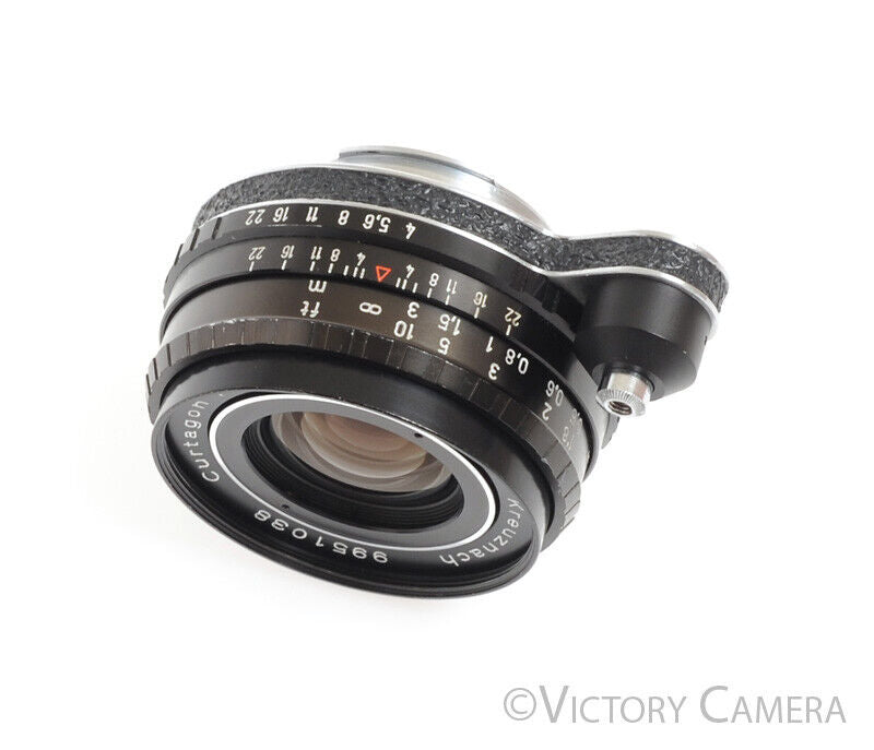 Schneider Curtagon 28mm f4 Black Wide Angle DKL Lens -Rare Button Version- - Victory Camera