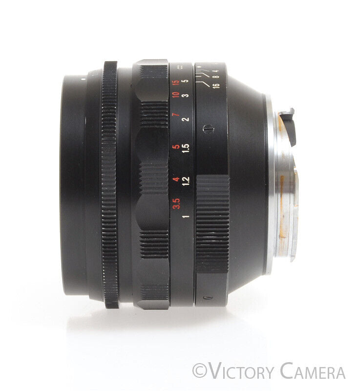 Voigtlander Nokton 50mm F1.1 Leica M Mount Prime Lens -Clean W/ Shade- - Victory Camera