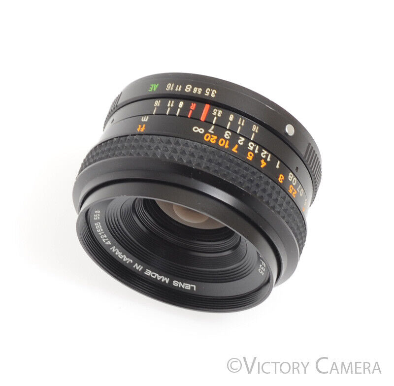 Konica Hexar AR 28mm f3.5 Manual Focus Wide Angle Prime Lens -Clean- - Victory Camera