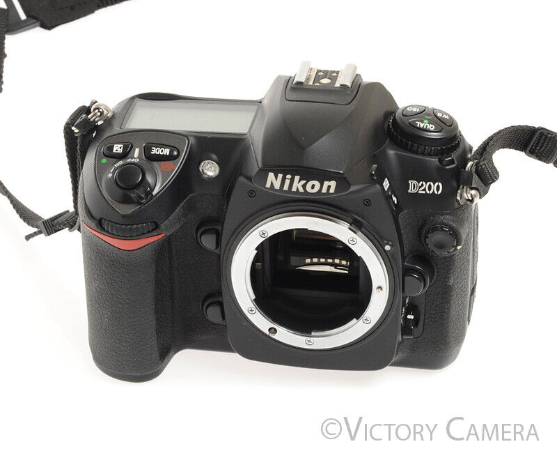 Nikon D200 Digital SLR Camera Body (22,800 Shots) w/ Battery and Charger - Victory Camera