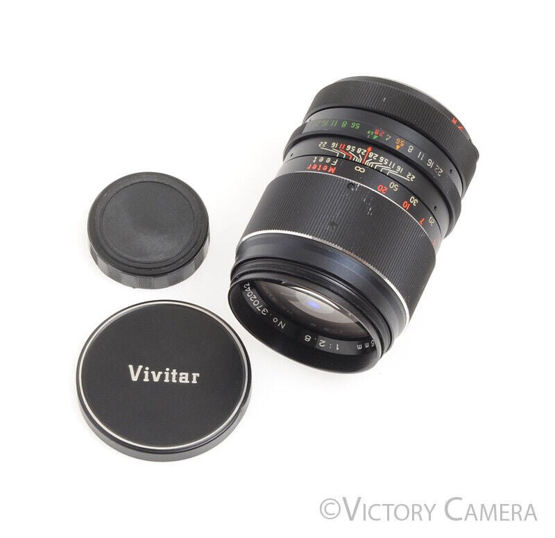 Vivitar 135mm f2.8 Auto Telephoto Camera M42 Screw Mount Lens -Clean- - Victory Camera