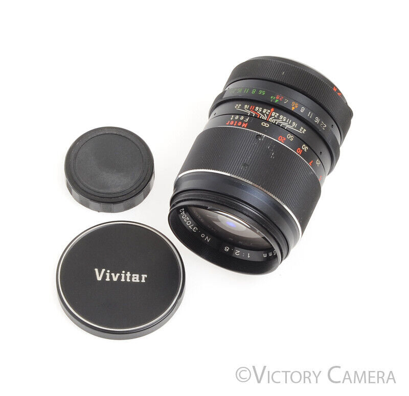 Vivitar 135mm f2.8 Auto Telephoto Camera M42 Screw Mount Lens -Clean-