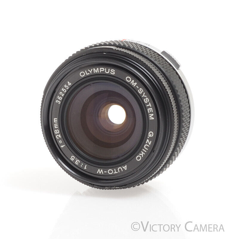Olympus 28mm f3.5 Auto-W OM Wide Angle Prime Lens