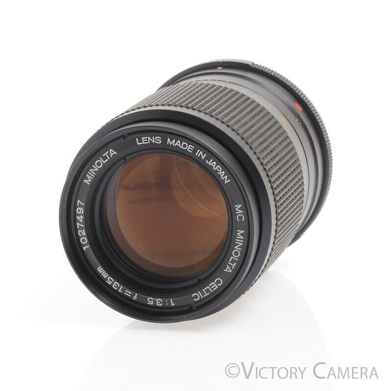 Minolta MC Celtic 135mm f3.5 MD Telephoto Lens -Clean- - Victory Camera