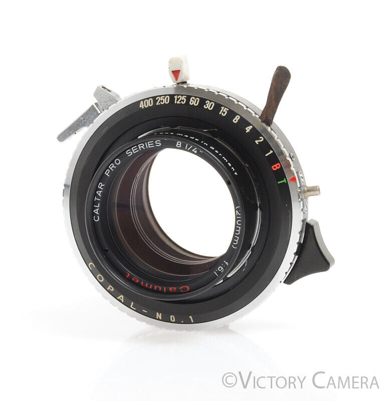 Calumet Caltar Pro Series 210mm F6.1 in Copal #1 Shutter [EXC-] - Victory Camera