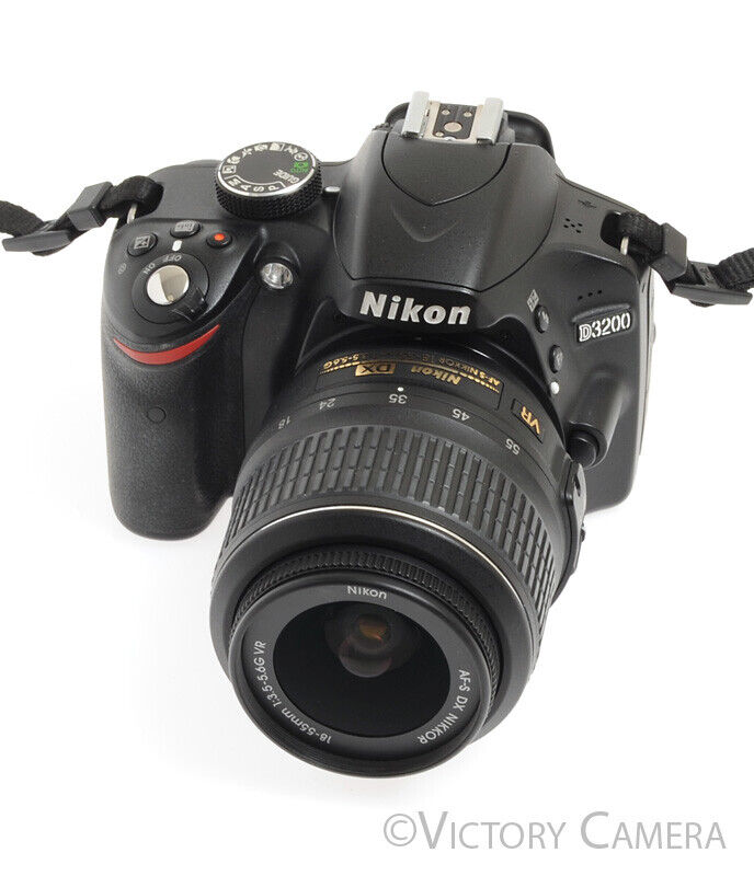 Nikon D3200 Digital SLR Camera Body w/ 18-55mm AF-S Lens -~36,200 Shut