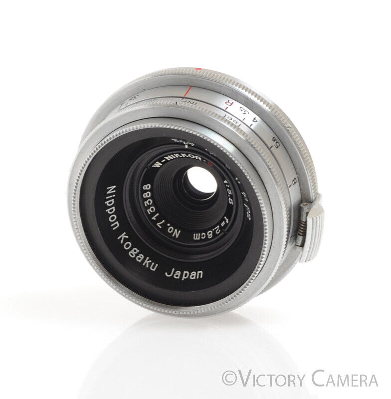 Nippon Kogaku W-Nikkor.C 2.8cm 28mm f3.5 Nikon S Rangefinder Lens -Clean in Cas-
