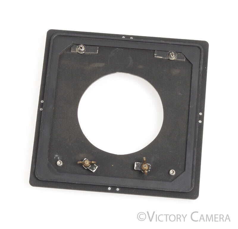 Linhof Genuine Flat 16x16cm Lens Board w/ 84mm Hole &amp; Custom Adapter - Victory Camera