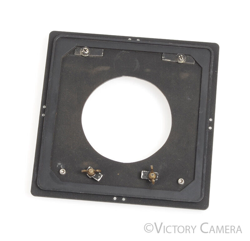 Linhof Genuine Flat 16x16cm Lens Board w/ 84mm Hole &amp; Custom Adapter [EXC-] - Victory Camera