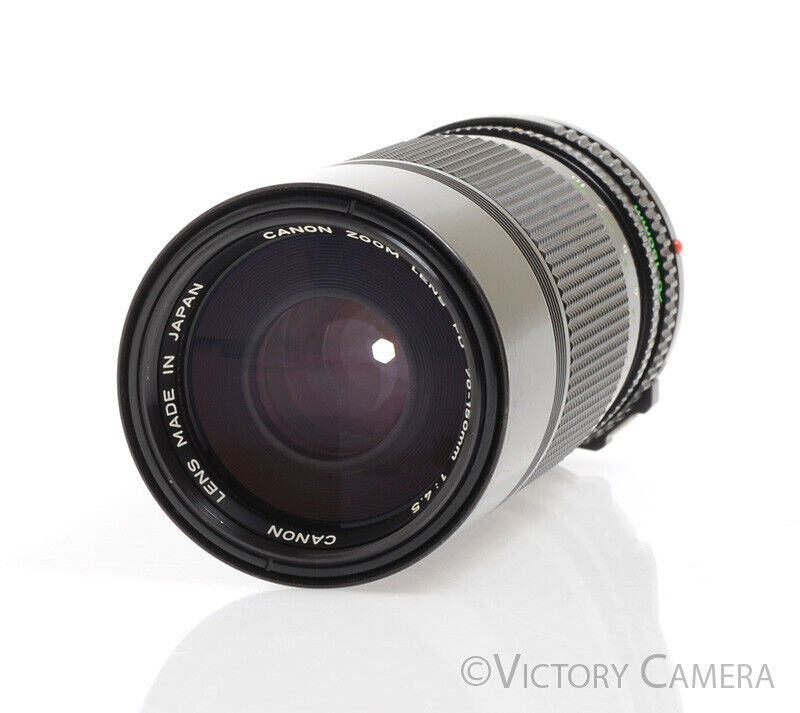 Canon FD 70-150mm f4.5 Manual Focus Telephoto Zoom Lens -Clean- - Victory Camera