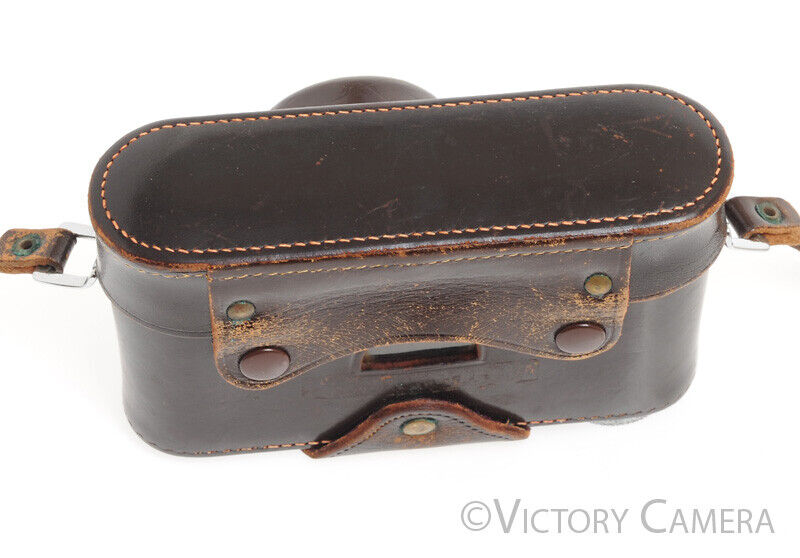 Leica Genuine ENOOR 14523 Leather Ever Ready Case for IIIG 3G -Clean-