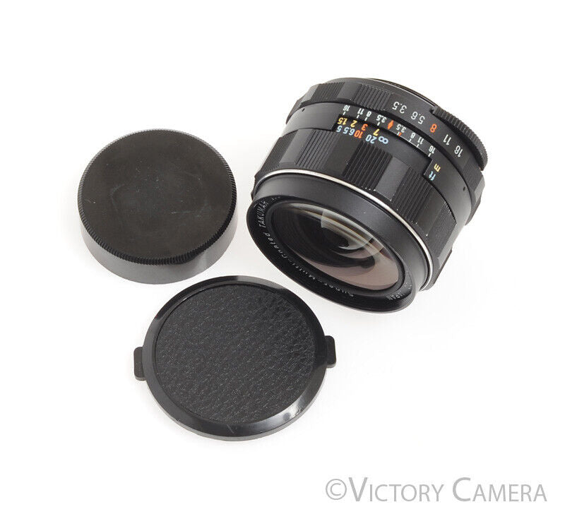 Pentax Super-Takumar 28mm f3.5 m42 Screw Mount Wide Angle Lens -Clean- - Victory Camera