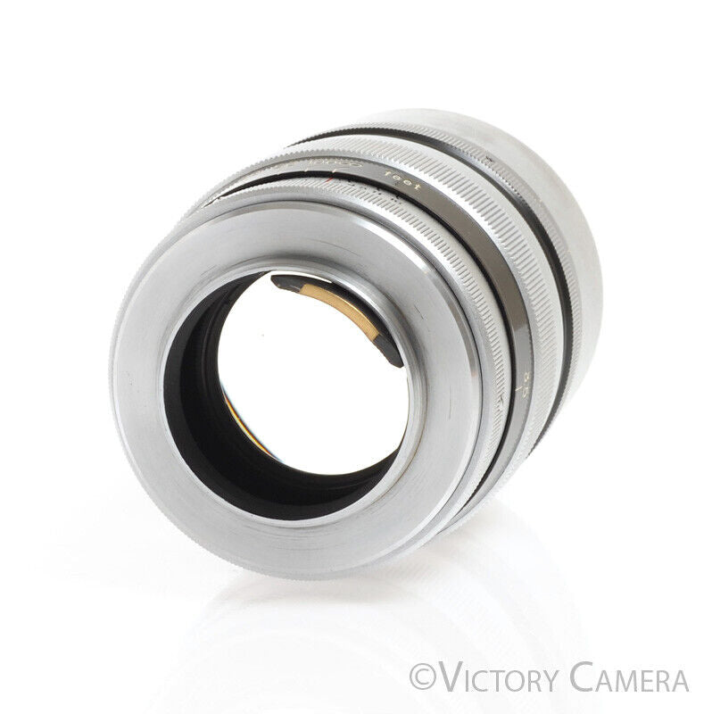 Canon Rare 85mm f1.5 LTM L39 Screw Mount Lens -Very Clean w/ Finder &amp; Case- - Victory Camera