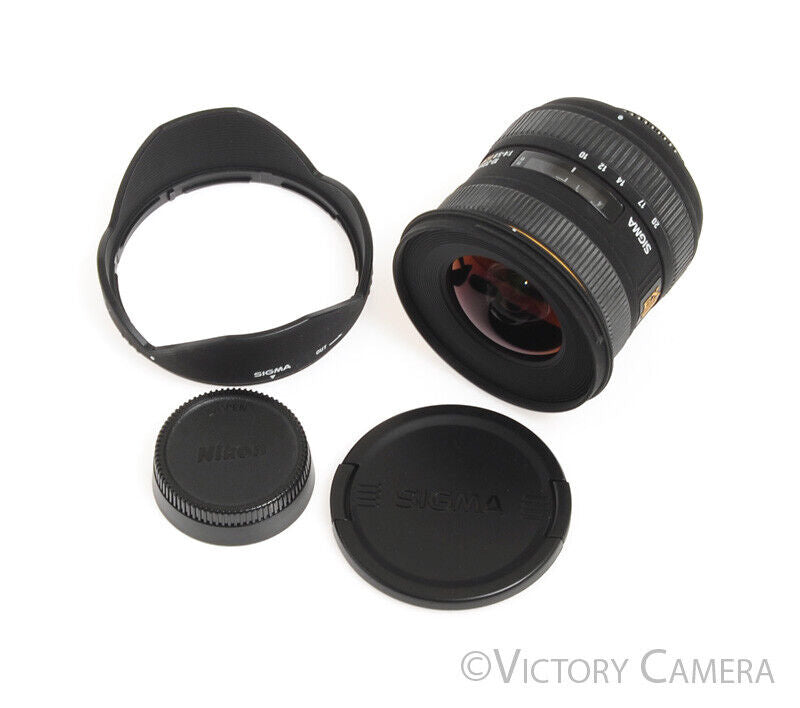 Sigma EX 10-20mm f4-5.6 HSM EX DC Wide Angle Zoom Lens For Nikon DX