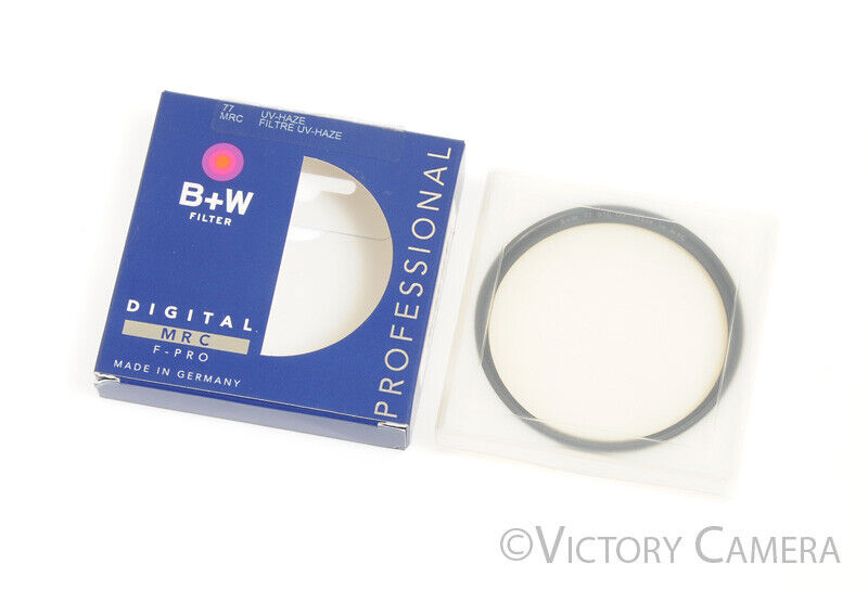 B+W Filter UV-Haze 1x 010 MRC Filter for 77mm Lens - Victory Camera