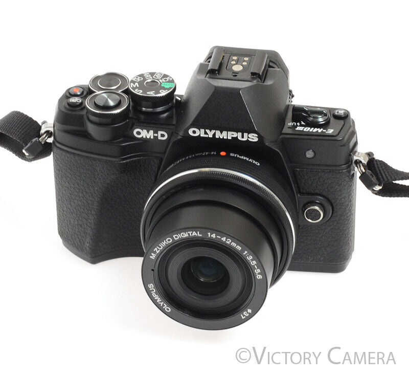Olympus OM-D E-M10iii 16.1MP Black Digital Camera w/ 14-42mm Lens