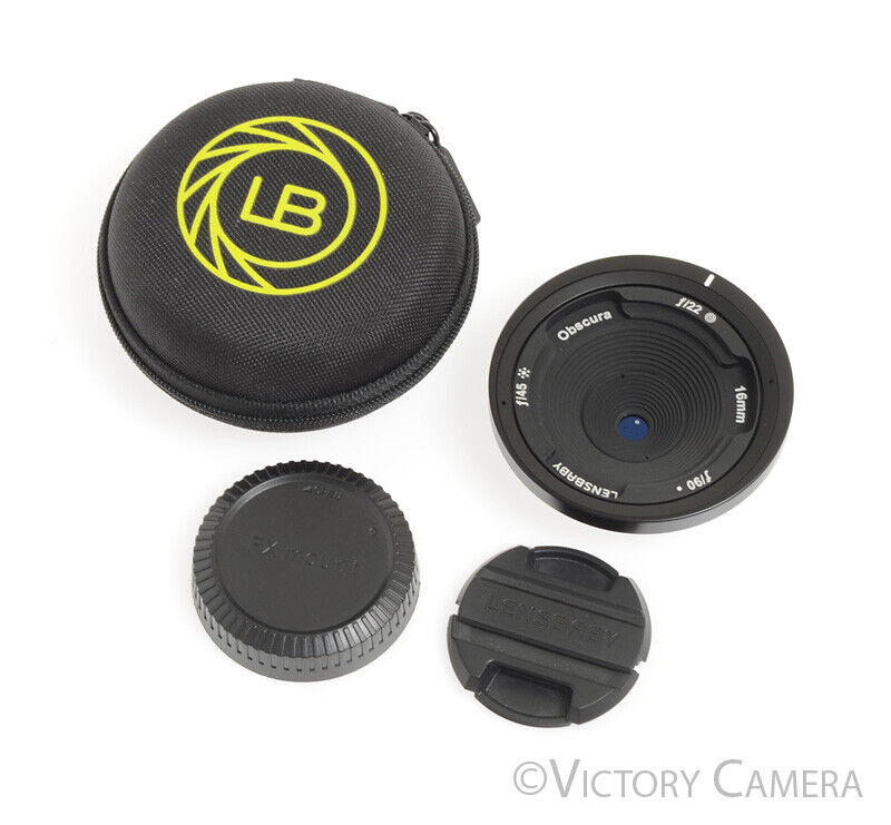 Lensbaby Obscura 16mm Pinhole Lens for Fuji X Mount