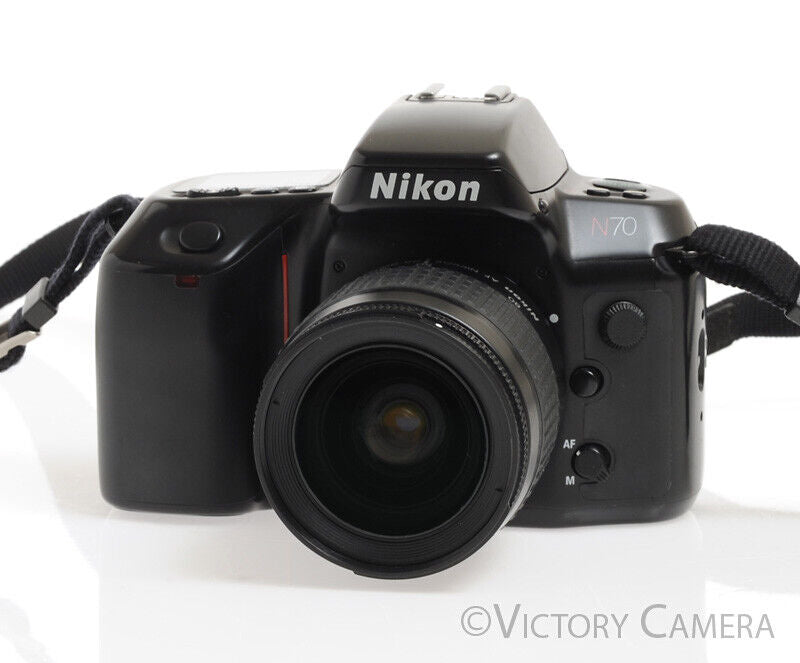 Nikon N70 35mm AF SLR Film Camera w/ Nikkor 28-80mm Zoom Lens -Clean- - Victory Camera
