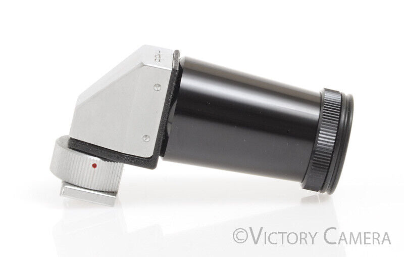 Minolta Chrome and Black Right Angle Finder -Clean- - Victory Camera