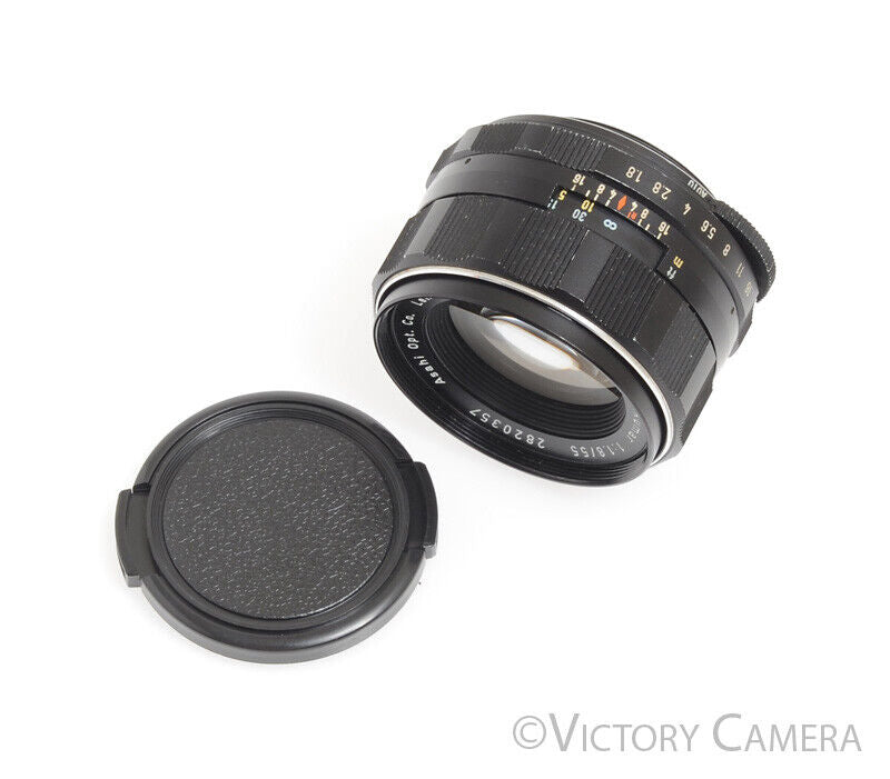 Pentax Super Takumar 55mm F1.8 M42 37101 Screw Mount Prime Lens -Clean- - Victory Camera