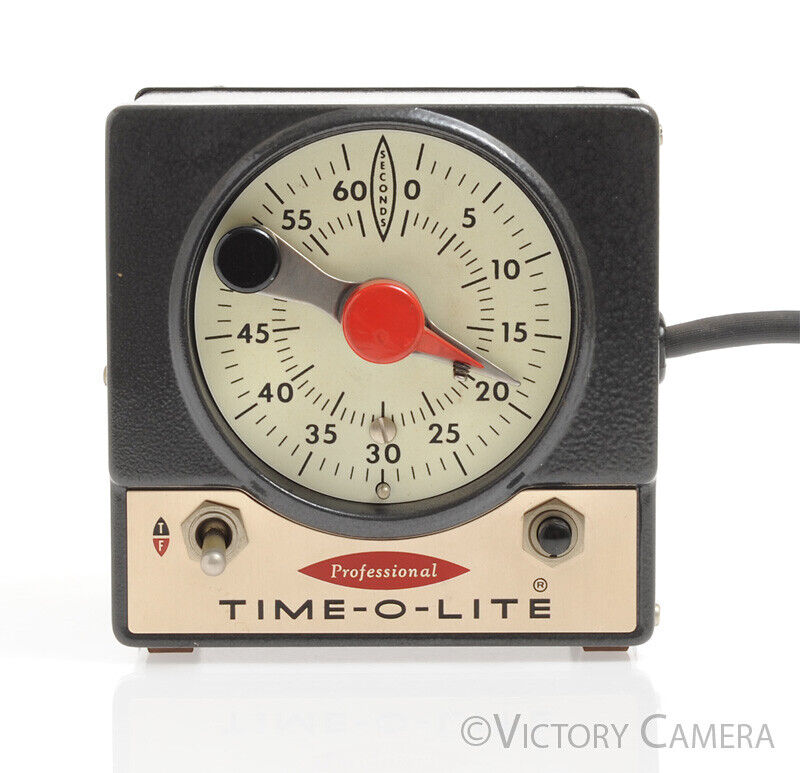 Time-O-Lite Professional P59 Darkroom Timer w/ FS-59 Remote Switch -Nice-