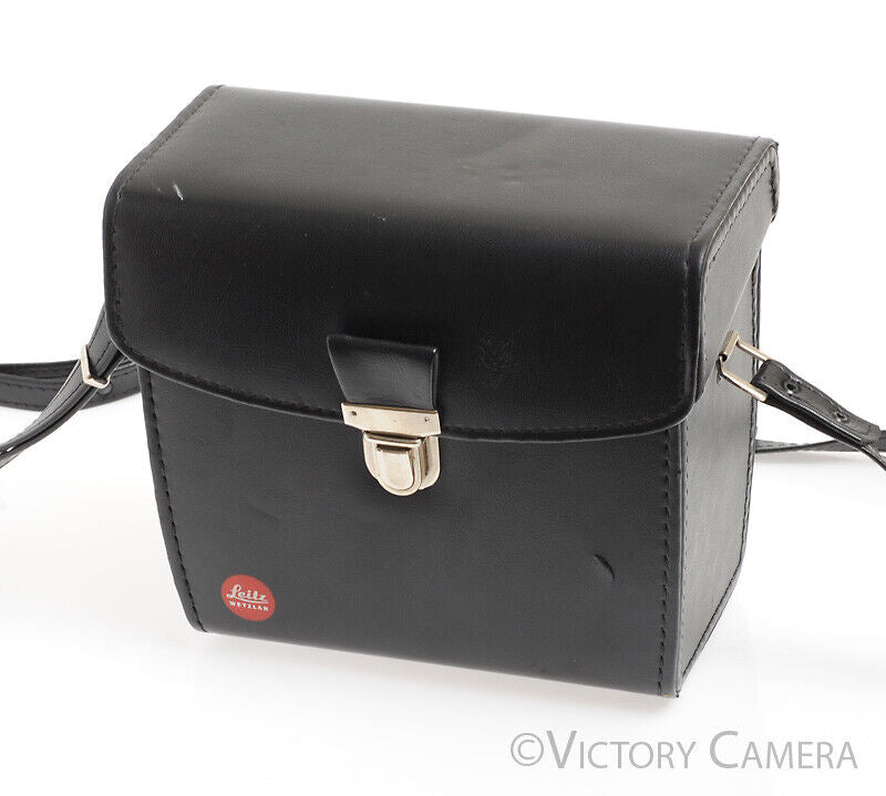 Leica CL Black Leather Camera System Case w/ Red Logo -Clean-