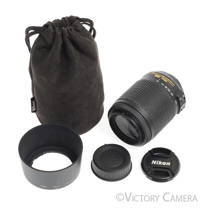 Nikon Nikkor 55-200mm F4-5.6 G AF-S ED DX VR Telephoto Zoom Lens -Mint- - Victory Camera