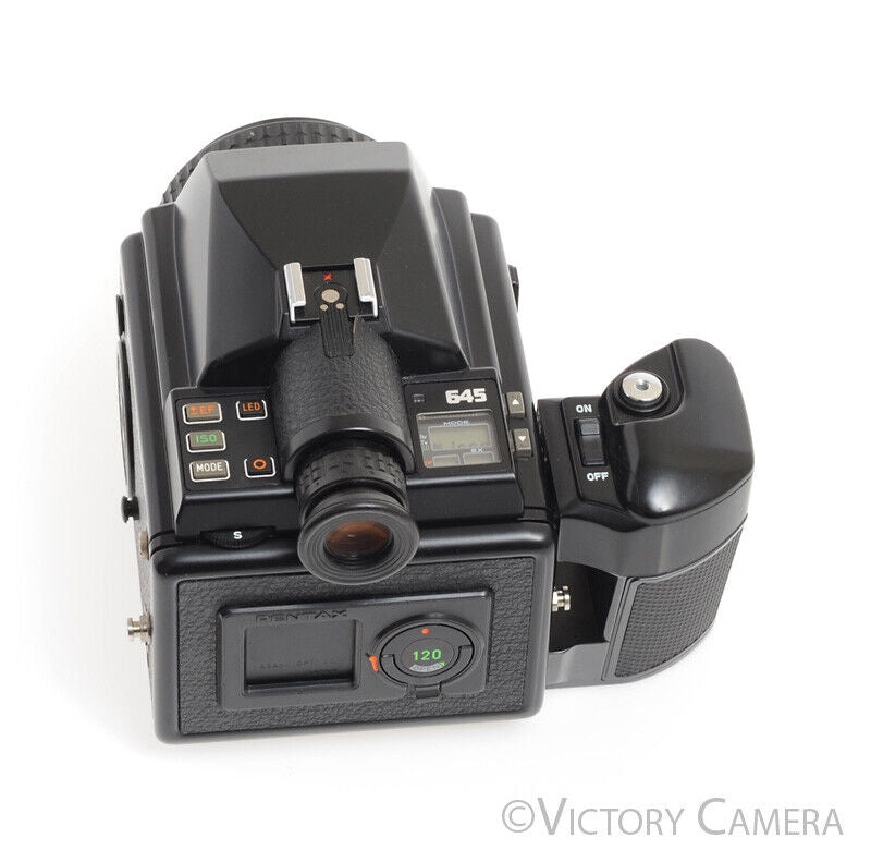 Pentax 645 Camera with 75mm f2.8 Lens 120 Back -Clean-
