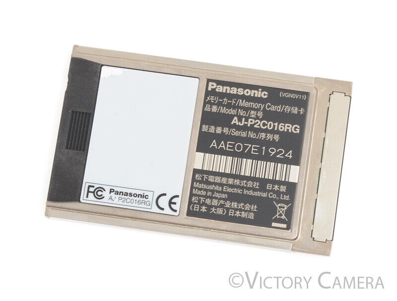 Panasonic P2 R Series 16GB High Performance Video Memory Card AJ-P2C016RG