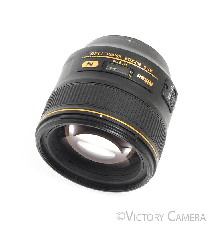 Nikon Nikkor AF-S 85mm f1.4 G Nano Autofocus Prime Portrait Lens -Clean- - Victory Camera