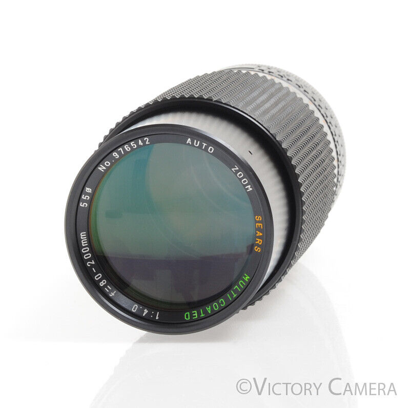 Sears Auto 80-200mm f4 Multi Coated Telephoto Zoom Lens for FD Mount -Clean-
