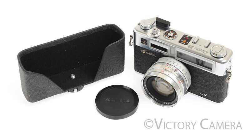 Yashica Electro 35 GSN 35mm Rangefinder Camera w/ 45mm f1.7 Lens -Good Seals-