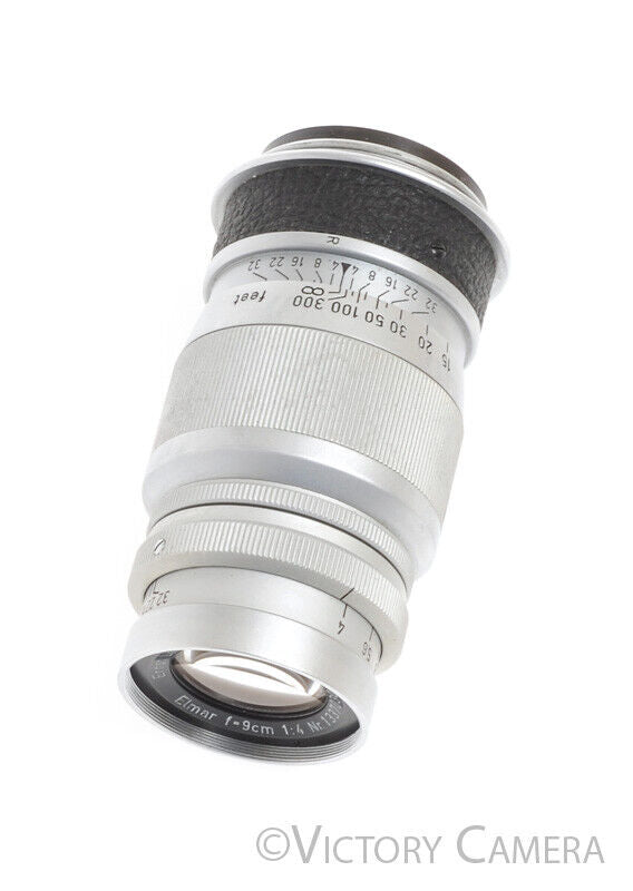 Leitz Leica Elmar 9cm F4 Chrome LTM Lens -Slight Marks-